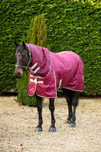 Load image into Gallery viewer, Swish Equestrian 50g Stable Rug With Detachable Neck - Burgundy