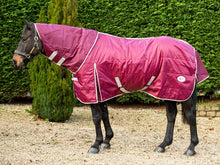 Load image into Gallery viewer, Swish Equestrian 50g Stable Rug With Detachable Neck - Burgundy