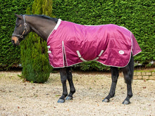 Load image into Gallery viewer, Swish Equestrian 100g Stable Rug With Detachable Neck - Burgundy
