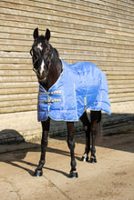 Load image into Gallery viewer, Swish Equestrian 50g Stable Rug with Detachable Neck - Cornflower