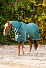 Load image into Gallery viewer, Swish Equestrian 100g Stable Rug With Detachable Neck - Hunter Green