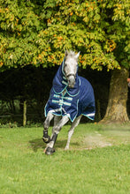 Load image into Gallery viewer, Swish Equestrian 100g Detachable Neck Turnout Rug - Navy