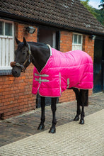 Load image into Gallery viewer, Swish Equestrian 100g Stable Rug With Detachable Neck - Hi Vis Pink