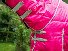 Load image into Gallery viewer, Swish Equestrian 100g Stable Rug With Detachable Neck - Hi Vis Pink