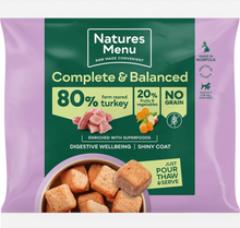Load image into Gallery viewer, Natures Menu 80/20 Turkey With Superfoods Nuggets 1kg
