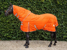 Load image into Gallery viewer, Swish Equestrian 50g Stable Rug With Detachable Neck - Orange
