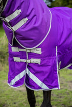 Load image into Gallery viewer, Swish Equestrian 100g Detachable Neck Turnout Rug - Purple
