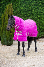 Load image into Gallery viewer, Swish Equestrian 200g Stable Rug With Detachable Neck - Mulberry
