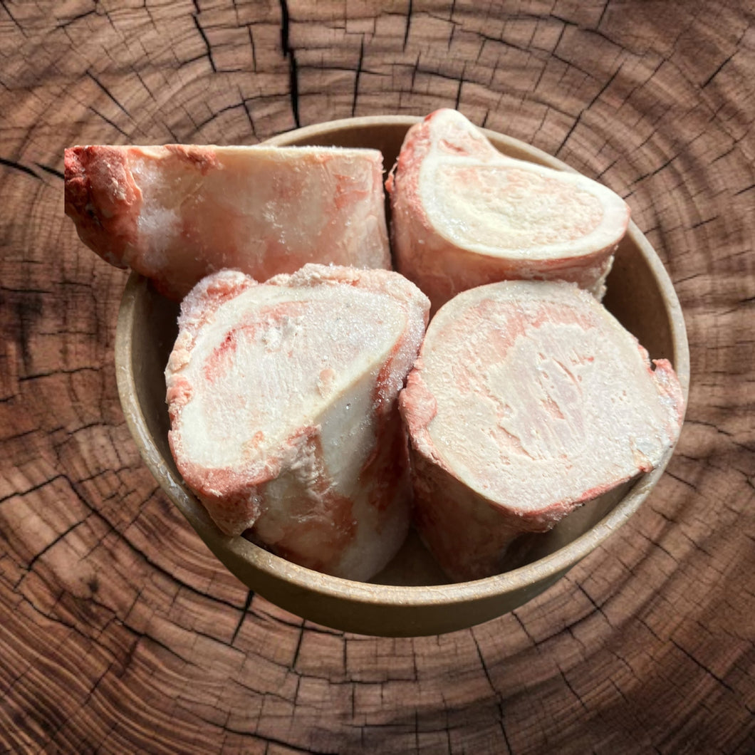 4 inch Beef Marrow Bones (4 pack)