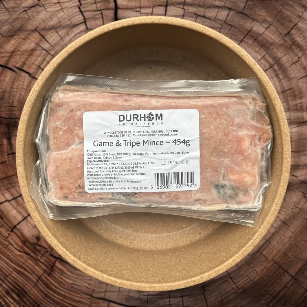 Durham Minced Chicken and Oily Fish 454g