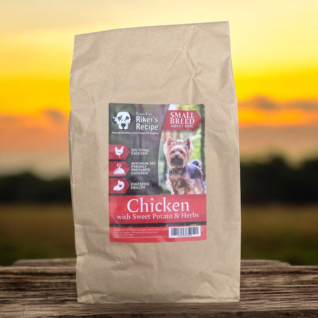 Riker's Recipe Chicken and Sweet potato with Herbs (Small Breed) 2kg