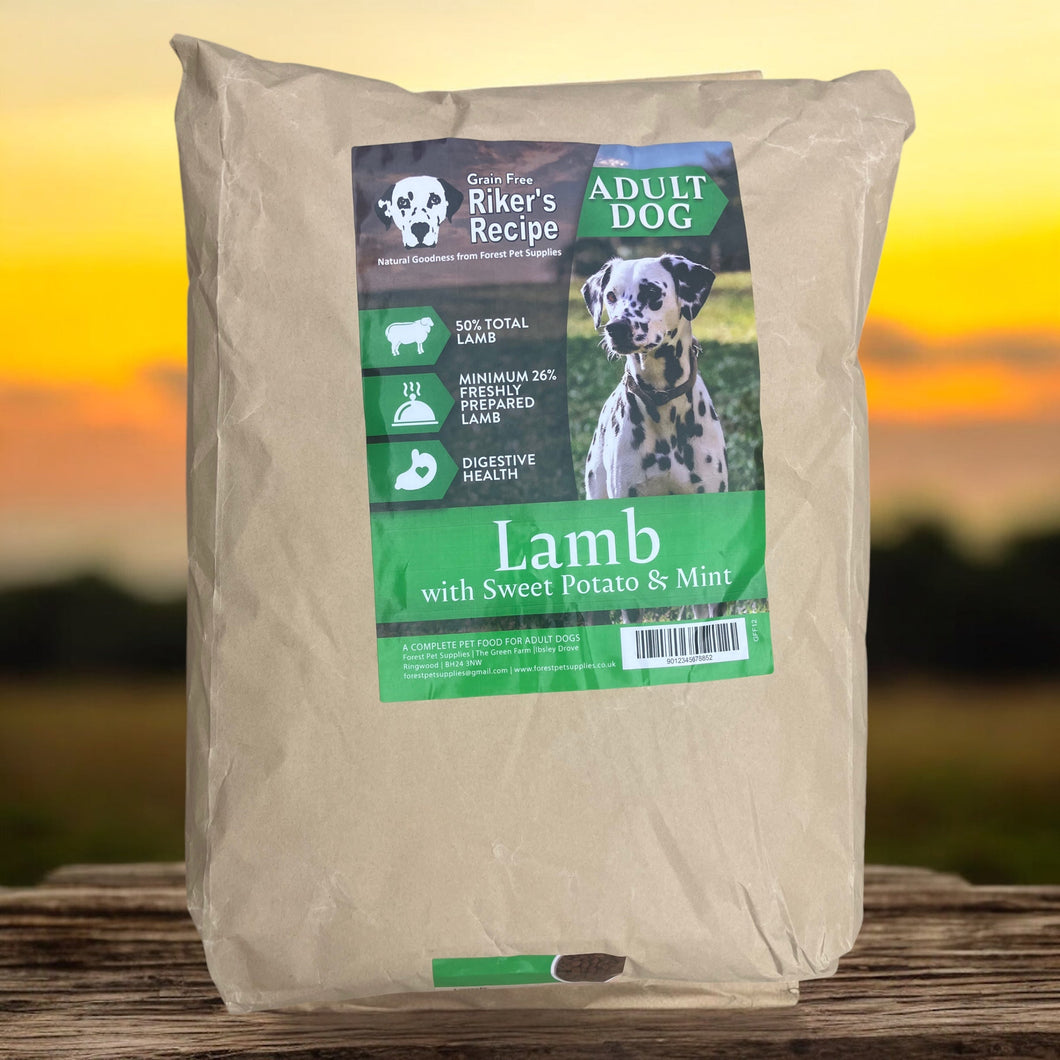 Riker's Recipe Lamb and Sweet potato with Mint 12kg