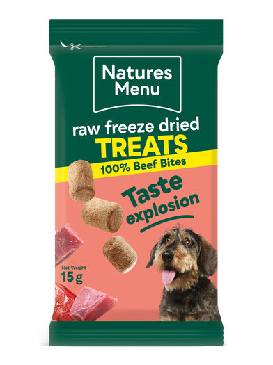 Natures Menu Raw Freeze Dried Beef Treats