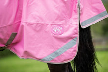 Load image into Gallery viewer, Swish Equestrian 100g Detachable Neck Turnout Rug - Baby Pink
