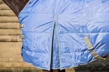 Load image into Gallery viewer, Swish Equestrian 50g Stable Rug with Detachable Neck - Cornflower
