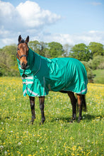 Load image into Gallery viewer, Swish Equestrian 200G Detachable Neck Turnout Rug - Green

