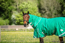 Load image into Gallery viewer, Swish Equestrian 200G Detachable Neck Turnout Rug - Green
