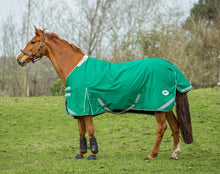 Load image into Gallery viewer, Swish Equestrian 200G Detachable Neck Turnout Rug - Green
