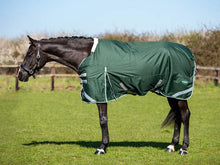 Load image into Gallery viewer, Swish Equestrian 100g Detachable Neck Turnout Rug - Hunter Green
