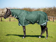 Load image into Gallery viewer, Swish Equestrian 50g Detachable Neck Turnout Rug - Hunter Green
