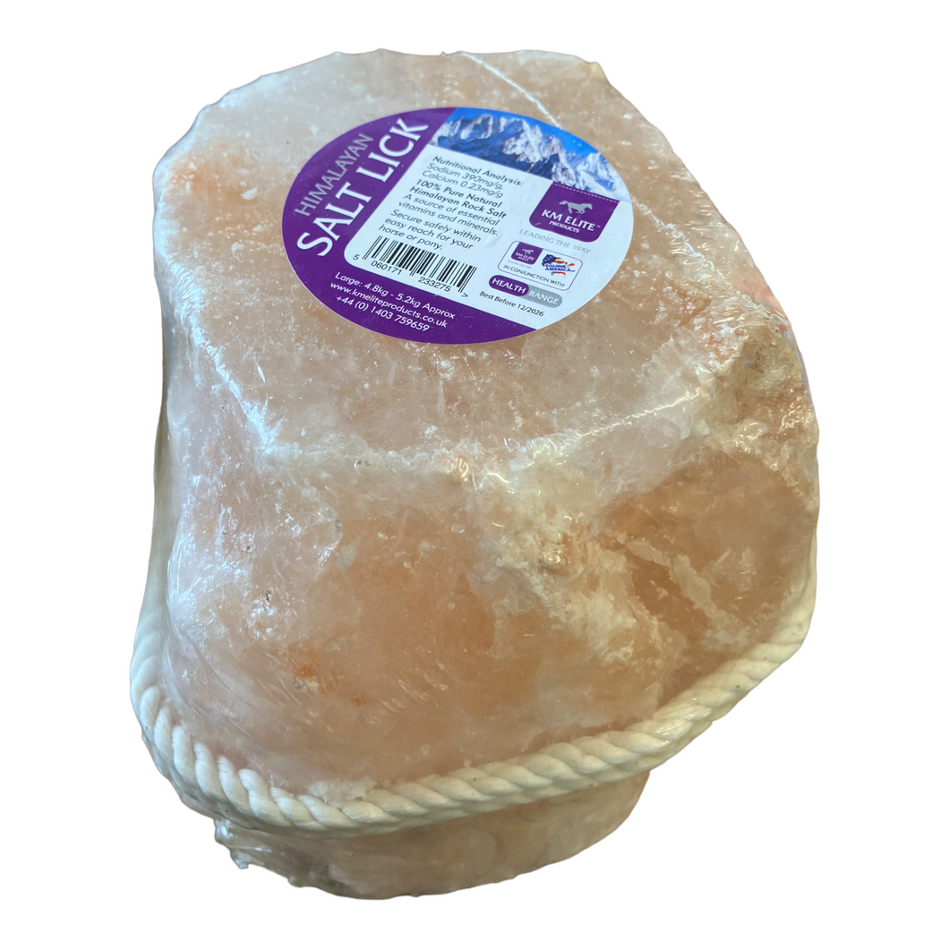 KM Elite Himalayan Salt Lick Large – Riker’s Raw and Natural Pet Food