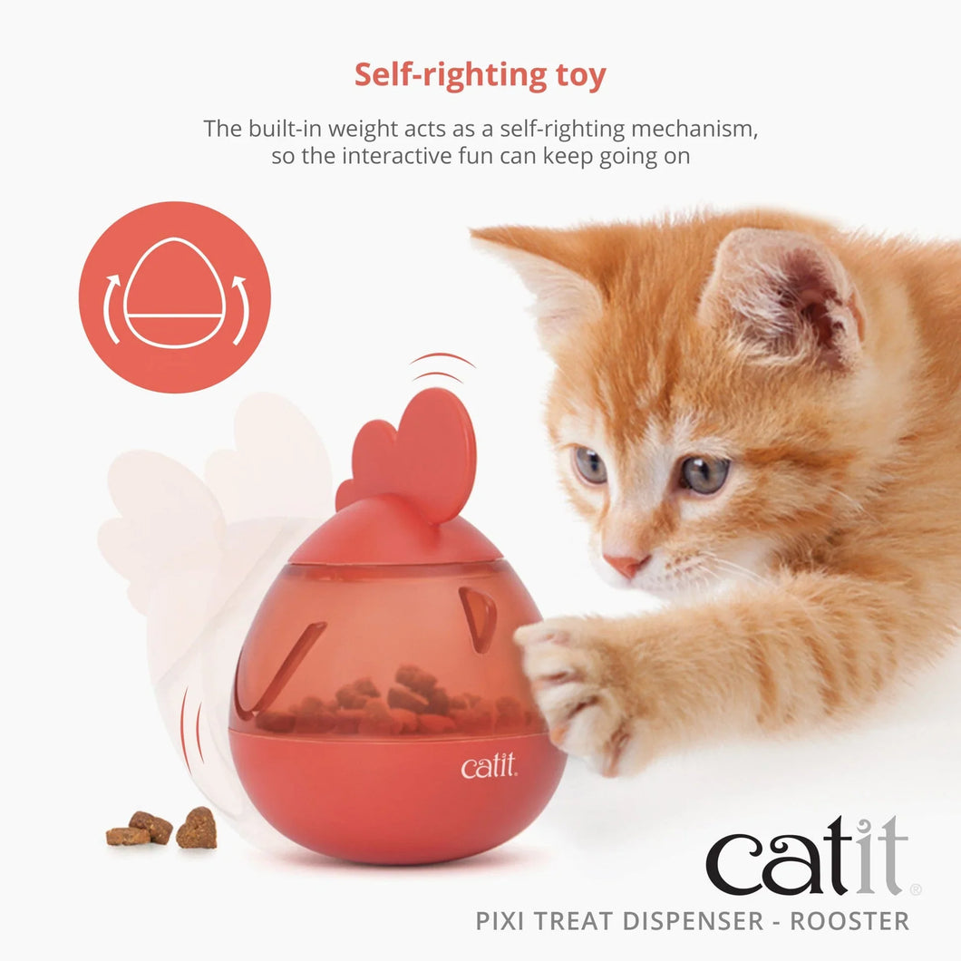 Catit Pixi Treat Dispenser Red