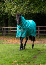 Load image into Gallery viewer, Swish Equestrian 100g Detachable Neck Turnout Rug - Peppermint
