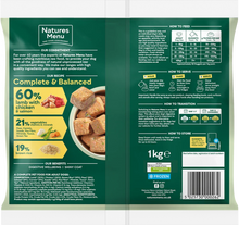Load image into Gallery viewer, Natures Menu 60/40 Lamb &amp; Chicken Nuggets with Chicken 1kg
