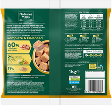 Load image into Gallery viewer, Natures Menu 60/40 Chicken With Salmon Nuggets 1kg
