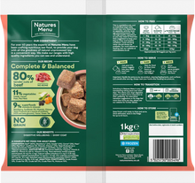 Load image into Gallery viewer, Natures Menu 80/20 Beef With Superfoods Nuggets 1kg

