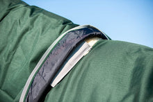 Load image into Gallery viewer, Swish Equestrian 300g Detachable Neck Turnout Rug - Hunter Green
