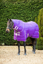 Load image into Gallery viewer, Swish Equestrian 400g Detachable Neck Stable Rug - Purple
