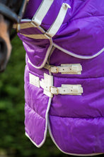 Load image into Gallery viewer, Swish Equestrian 200g Stable Rug With Detachable Neck - Purple
