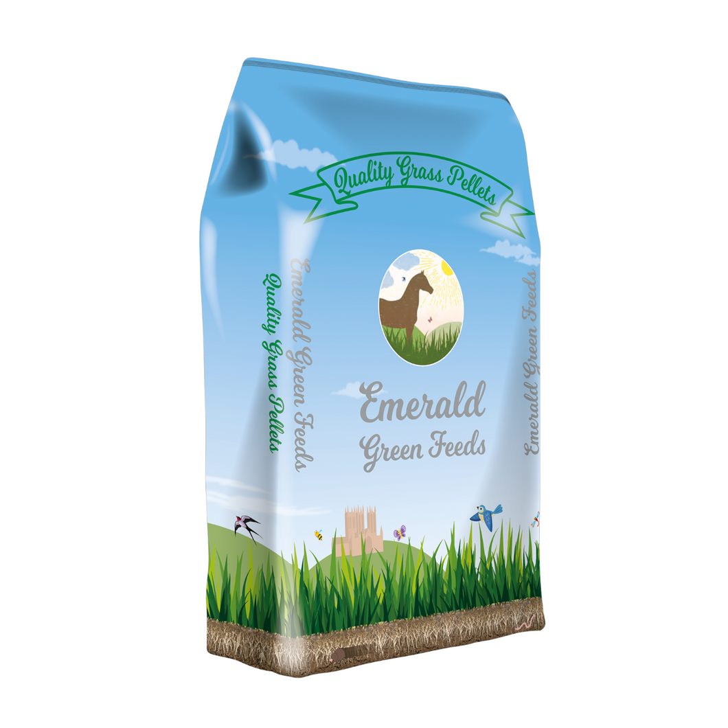 Emerald Green Grass Pellets